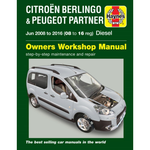 Haynes Publishing Group Citroen Berlingo & Peugeot Partner Diesel (June 08 - 16) 08 to 16 Haynes Repair Manual (häftad)