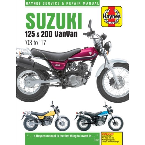 Haynes Publishing Group Suzuki RV125/200 VanVan (03 - 17) Haynes Repair Manual (häftad)