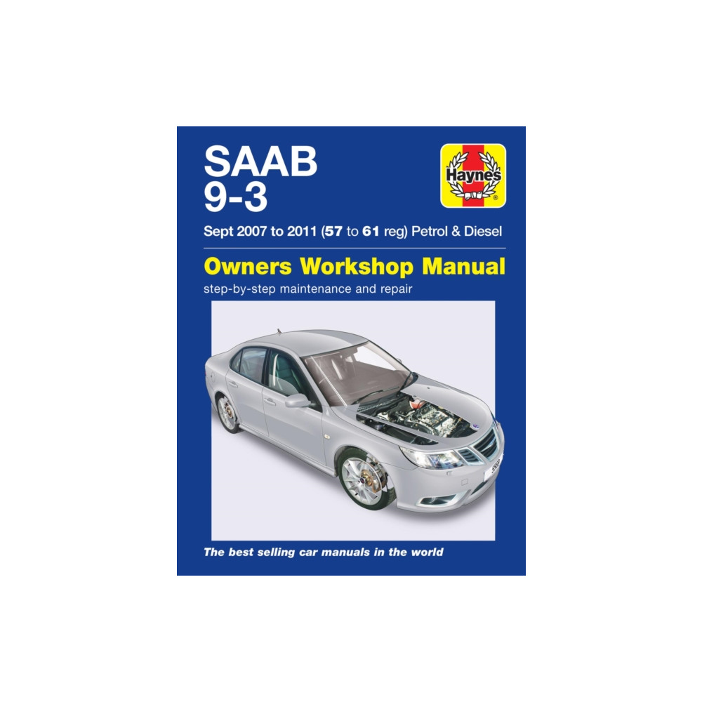 Produktbild för SAAB 9-3 Petrol & Diesel (07 - 11) Haynes Repair Manual (häftad, eng)