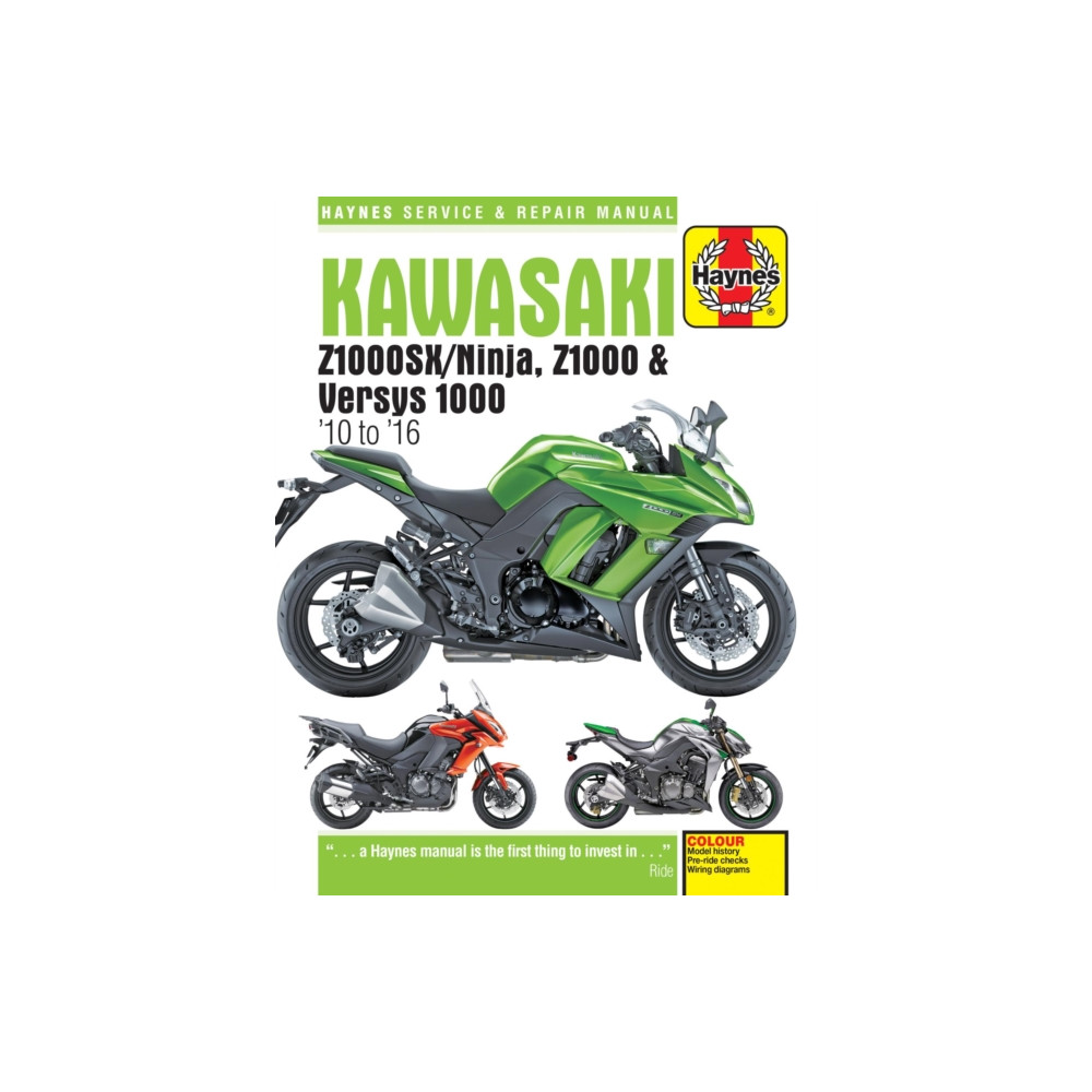 Produktbild för Kawasaki Z1000, Z1000SX & Versys ('10 - '16) (häftad, eng)