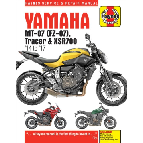 Haynes Publishing Group Yamaha MT-07, Tracer & XSR700 (14 to 17) Haynes Repair Manual (häftad, eng)