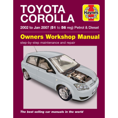 Haynes Publishing Group Toyota Corolla (02 - Jan 07) 51 to 56 (häftad, eng)