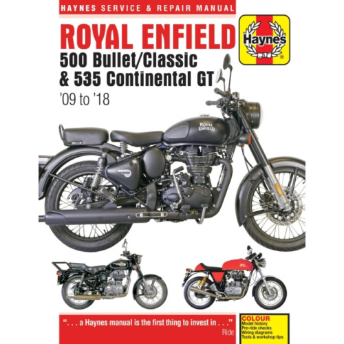 Haynes Publishing Group Royal Enfield Bullet and Continental GT Service & Repair Manual (2009 to 2018) (häftad, eng)