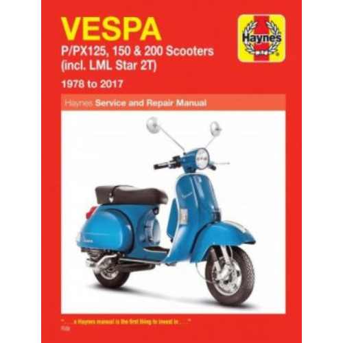 Haynes Publishing Group Vespa P/PX125, 150 & 200 Scooters (incl. LML Star 2T) (78-17) (häftad, eng)