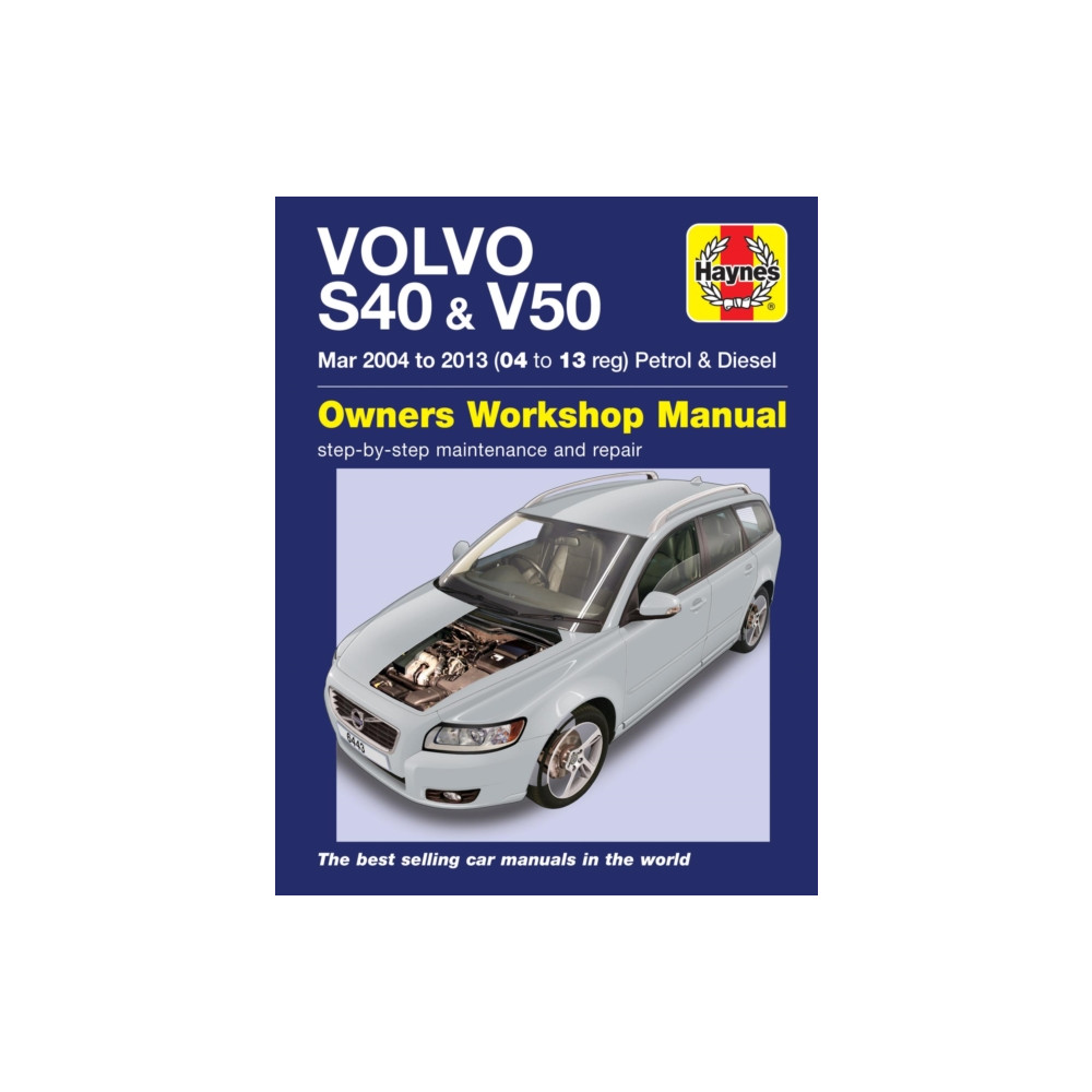 Produktbild för Volvo S40 & V50 Petrol & Diesel (Mar '04-'13) Haynes Repair Manual (häftad, eng)