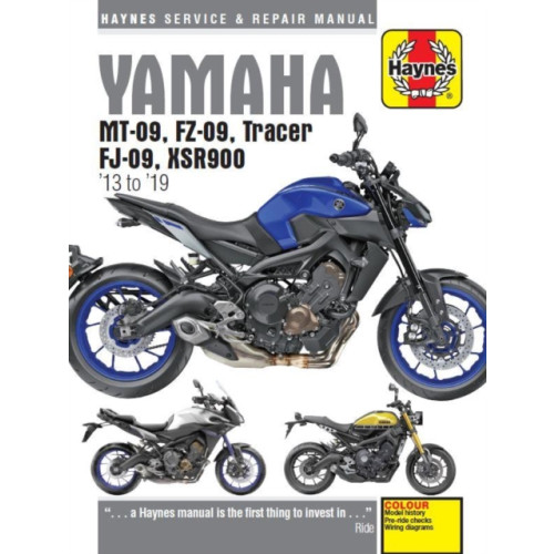 Haynes Publishing Group Yamaha MT-09, FZ-09, Tracer, FJ-09, XSR900 (03 -19) (häftad, eng)