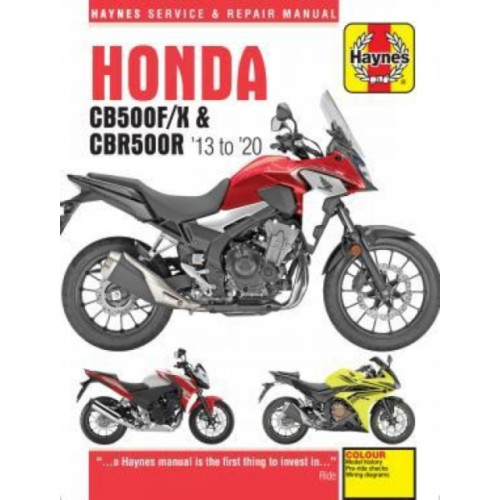 Haynes Publishing Group Honda CB500F/X & CBR500R update (13 -20) (häftad, eng)