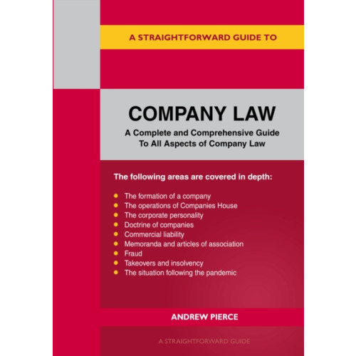 Straightforward Publishing A Straightforward Guide to Company Law (häftad, eng)