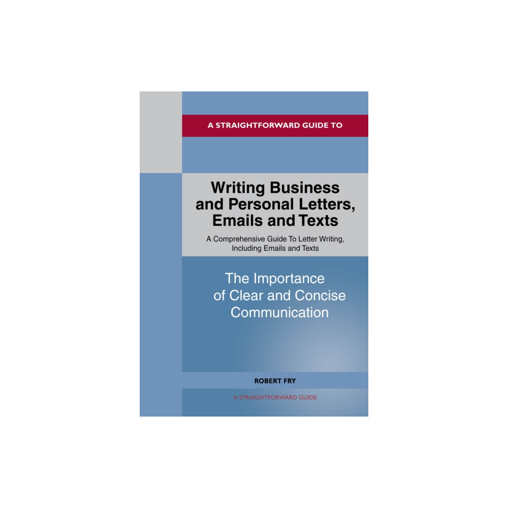Produktbild för Writing Business and Personal Letters, Emails and Texts (häftad, eng)