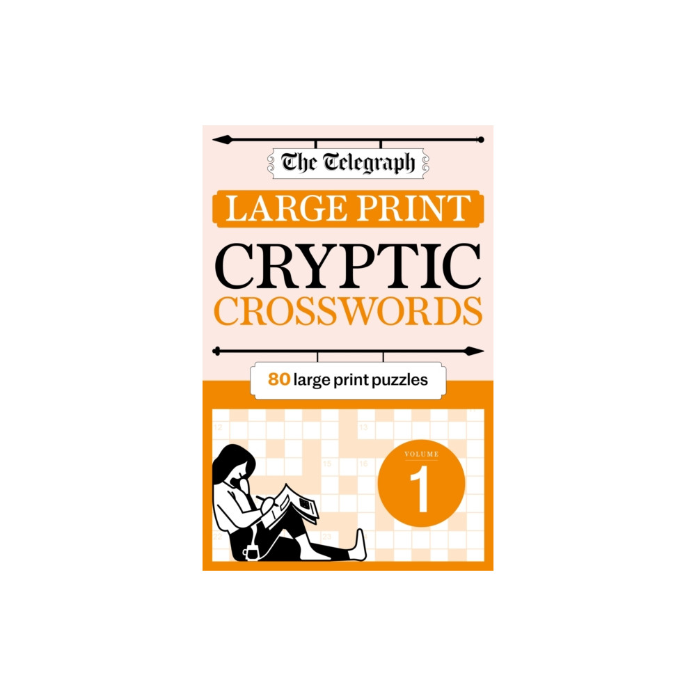 Produktbild för The Telegraph Large Print Cryptic Crosswords 1 (häftad, eng)