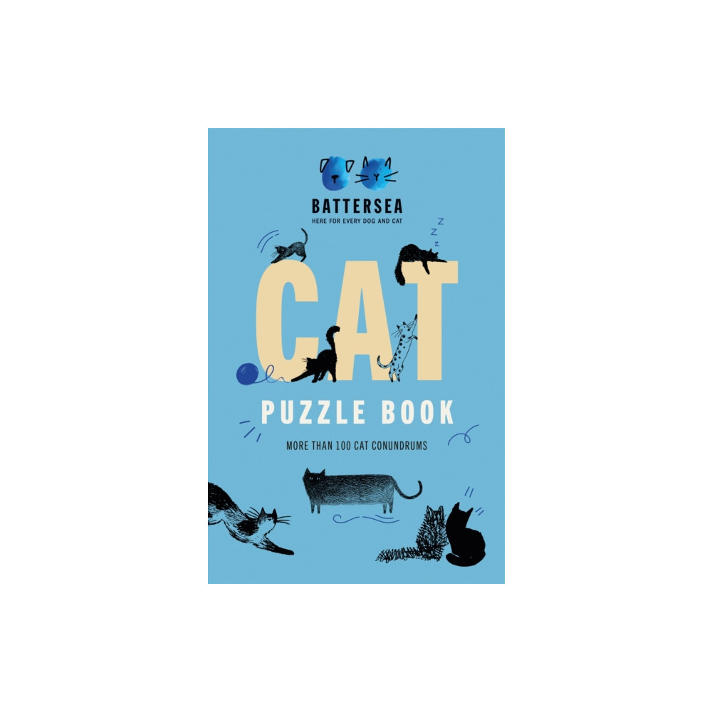 Produktbild för Battersea Dogs and Cats Home - Cat Puzzle Book (häftad, eng)