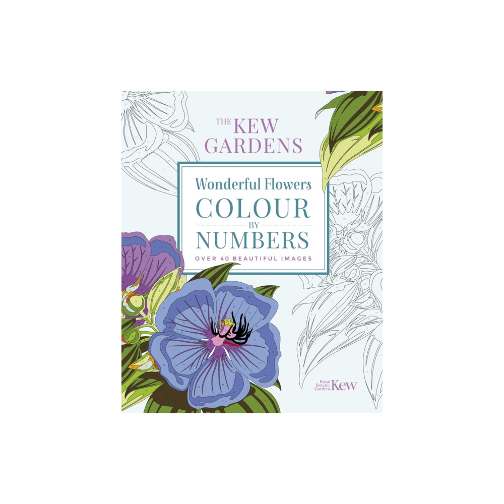 Produktbild för The Kew Gardens Wonderful Flowers Colour-by-Numbers (häftad, eng)