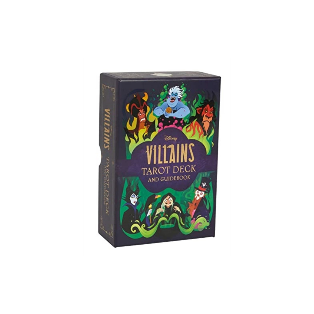 Produktbild för Disney Villains Tarot Deck and Guidebook (inbunden, eng)