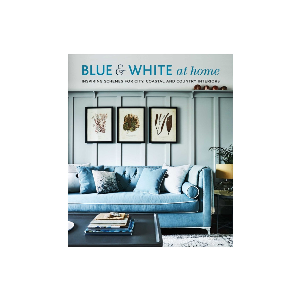 Produktbild för Blue & White At Home (inbunden, eng)