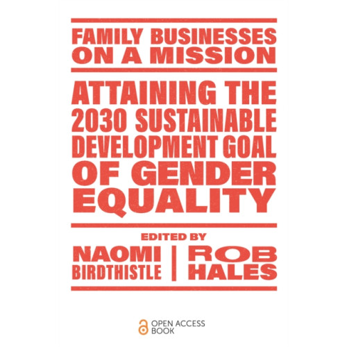 Emerald Publishing Limited Attaining the 2030 Sustainable Development Goal of Gender Equality (häftad, eng)