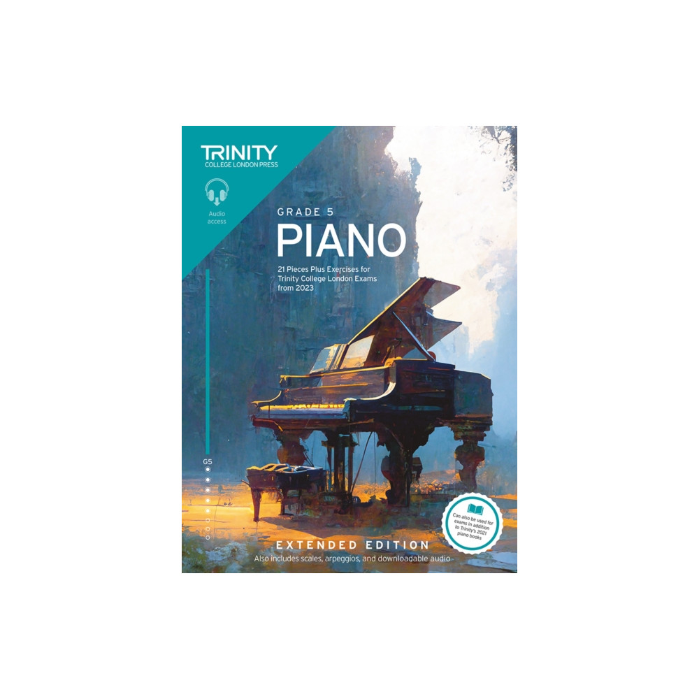 Produktbild för Trinity College London Piano Exam Pieces Plus Exercises from 2023: Grade 5: Extended Edition (häftad, eng)