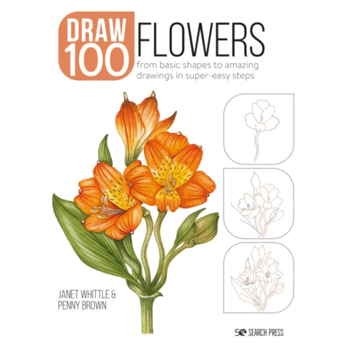 Search Press Ltd Draw 100: Flowers (häftad, eng)