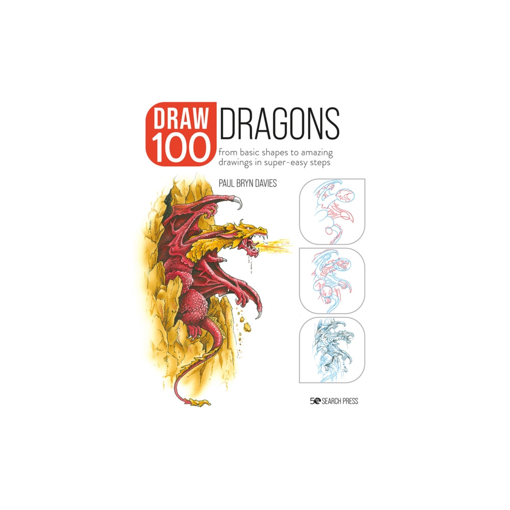 Produktbild för Draw 100: Dragons (häftad, eng)