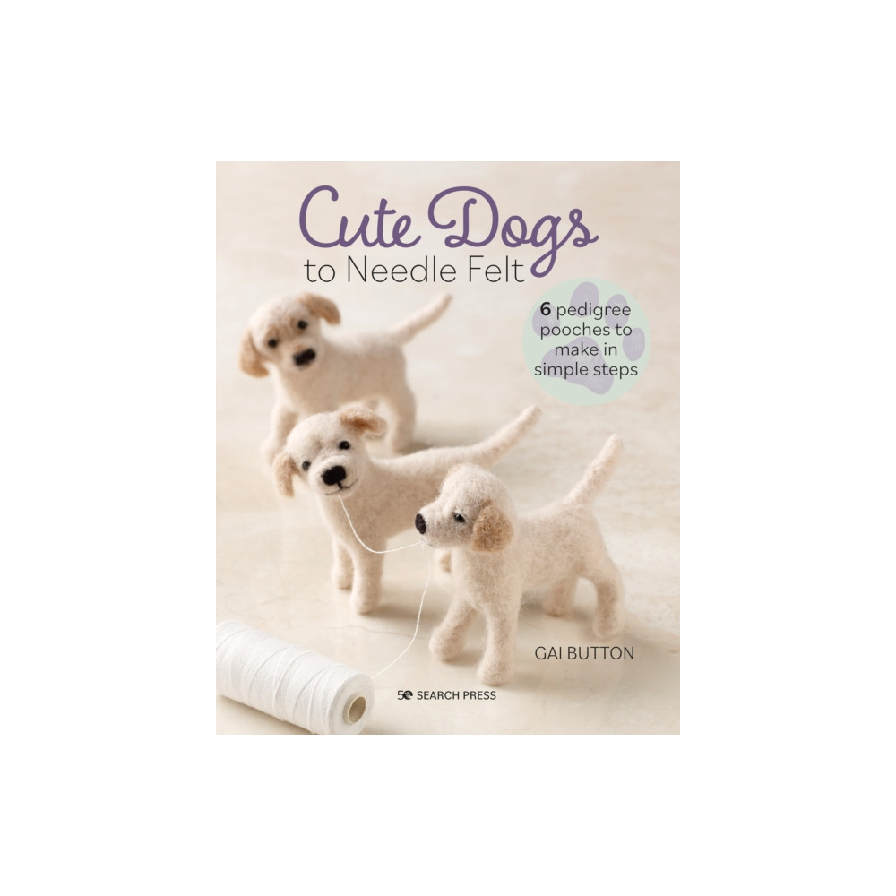Produktbild för Cute Dogs to Needle Felt (häftad, eng)
