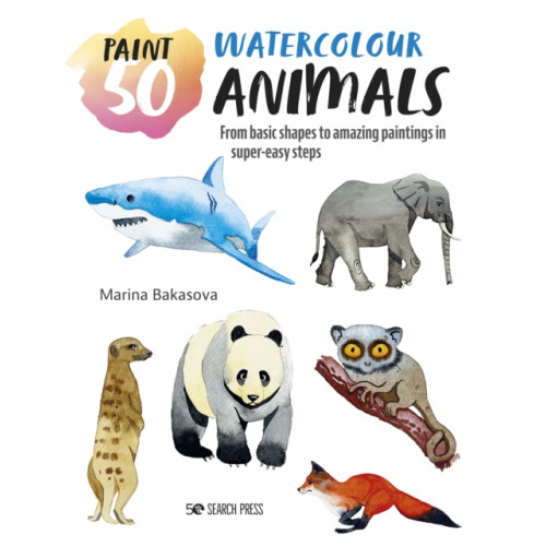 Search Press Ltd Paint 50: Watercolour Animals (häftad, eng)