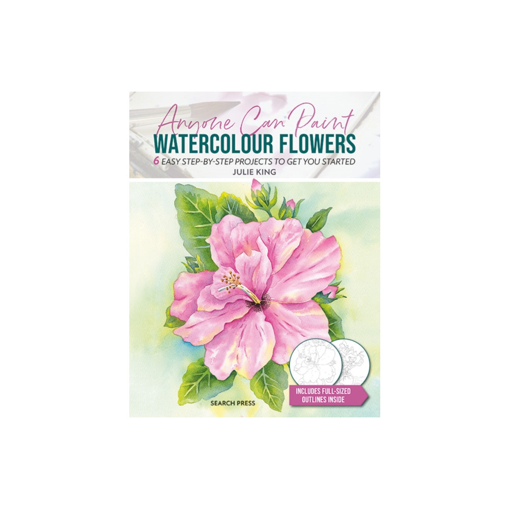Produktbild för Anyone Can Paint Watercolour Flowers (häftad, eng)