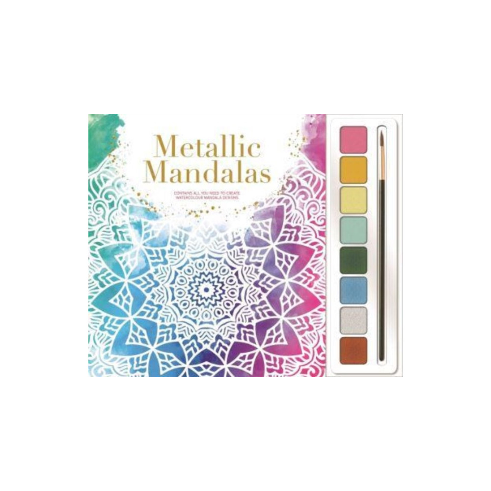 Produktbild för Metallic Mandalas (inbunden, eng)