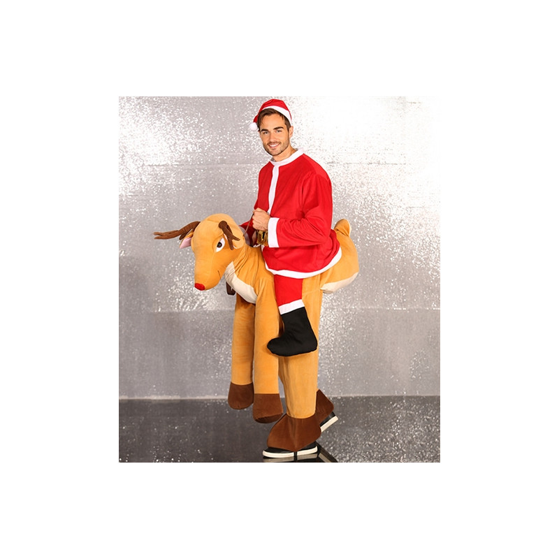 Produktbild för Ride on costume Santa/Reindeer