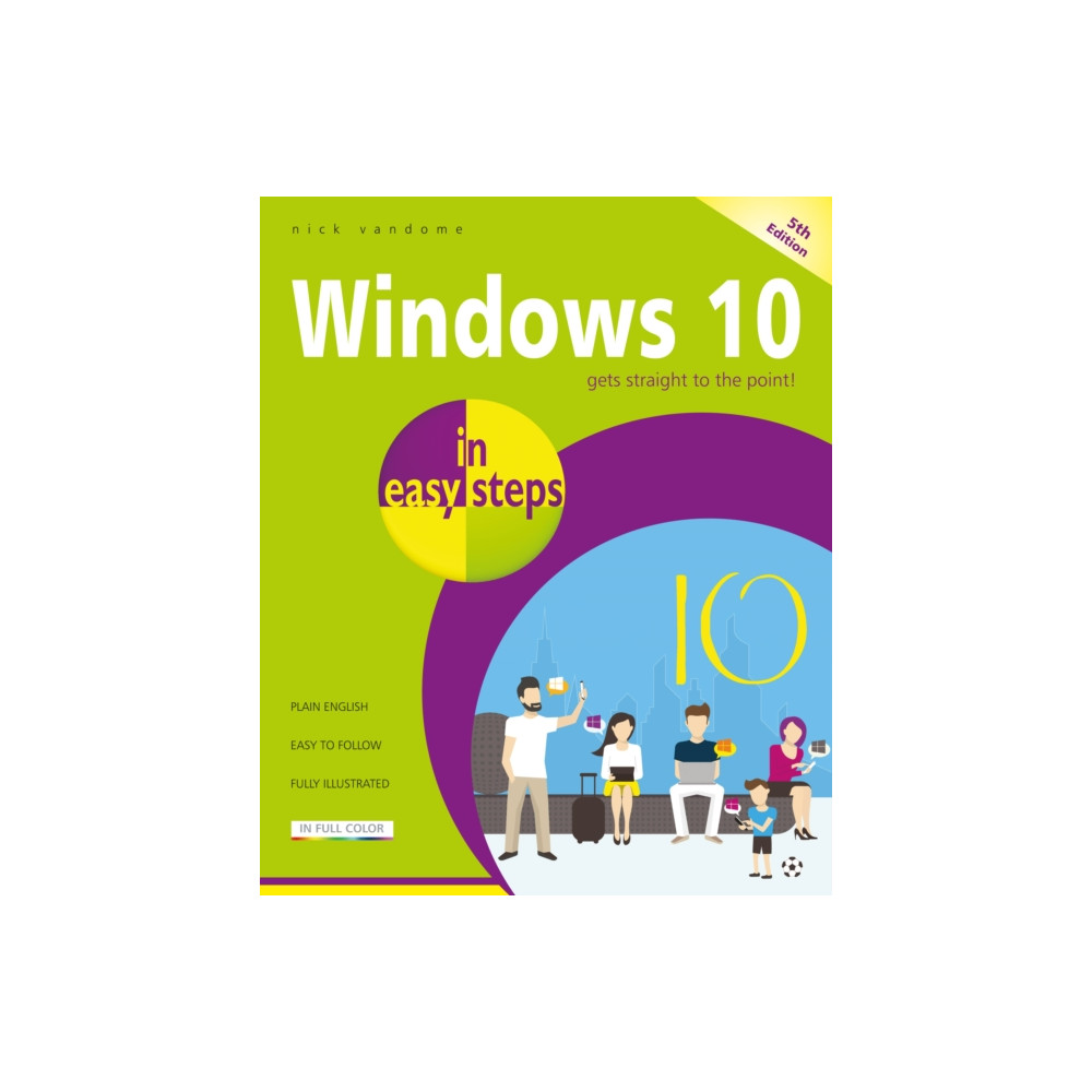 Produktbild för Windows 10 in easy steps (häftad, eng)