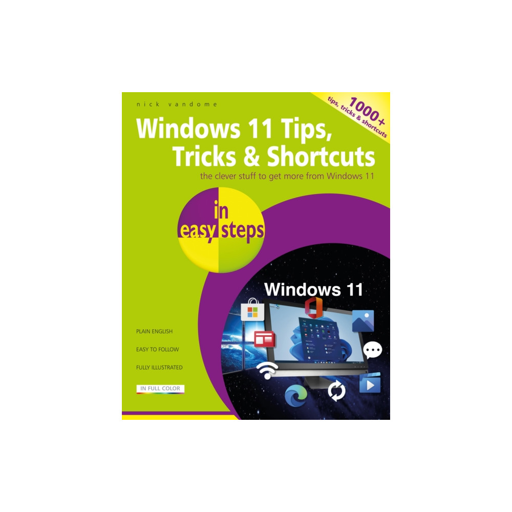 Produktbild för Windows 11 Tips, Tricks & Shortcuts in easy steps (häftad, eng)