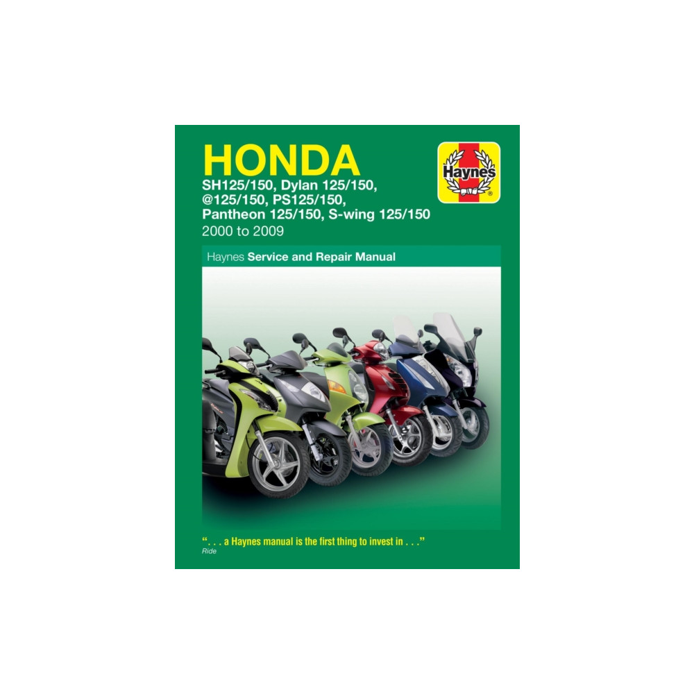 Produktbild för Honda 125 Scooters (SH, SES, NES, PES & FES 125) (00 - 09) (häftad, eng)