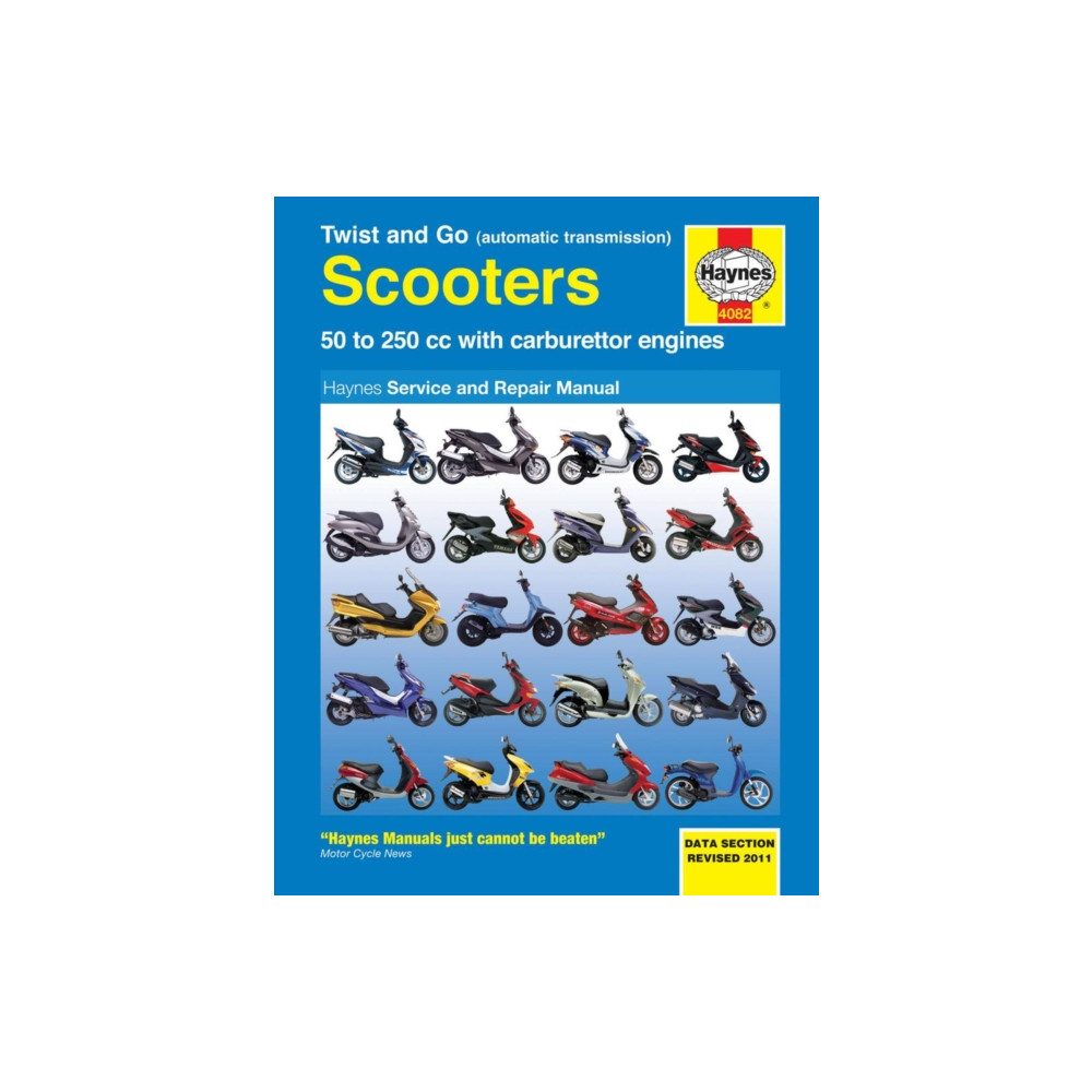 Produktbild för Twist And Go (Automatic Transmission) Scooters Service And Repair Manual (häftad, eng)
