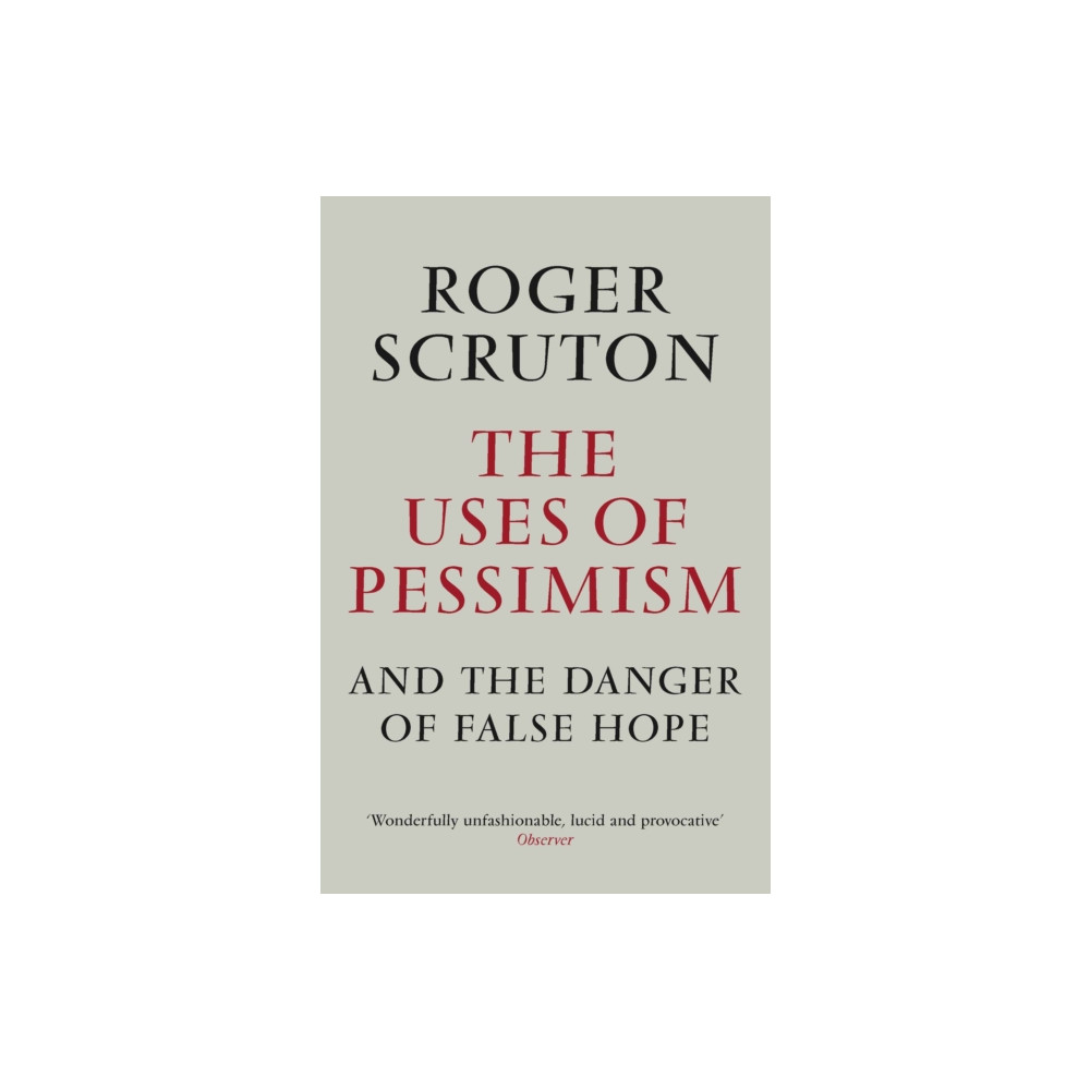 Produktbild för The Uses of Pessimism (häftad, eng)
