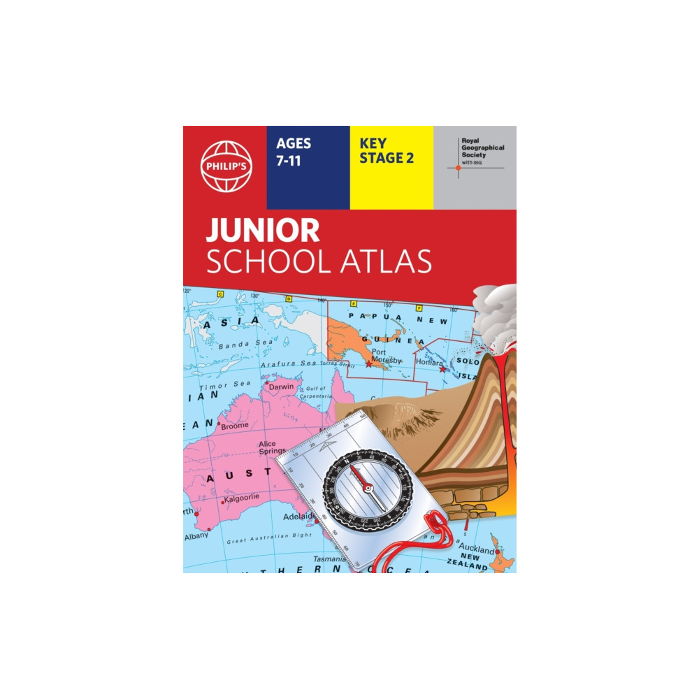 Produktbild för Philip's RGS Junior School Atlas (häftad, eng)