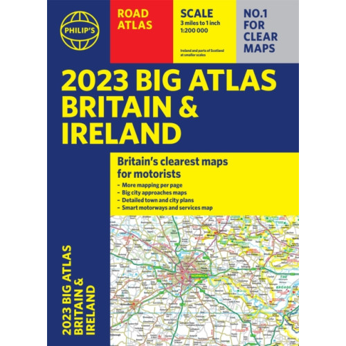 Octopus publishing group 2023 Philip's Big Road Atlas Britain and Ireland (häftad, eng)