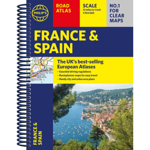 Octopus publishing group Philip's France and Spain Road Atlas (bok, spiral, eng)