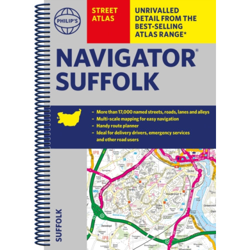 Octopus publishing group Philip's Navigator Street Atlas Suffolk (bok, spiral, eng)