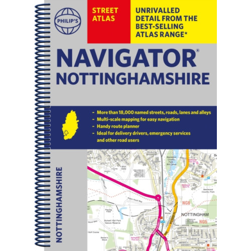 Octopus publishing group Philip's Navigator Street Atlas Nottinghamshire (bok, spiral, eng)