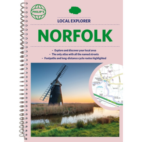 Octopus publishing group Philip's Local Explorer Street Atlas Norfolk (bok, spiral, eng)