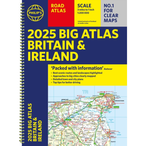Octopus publishing group 2025 Philip's Big Road Atlas of Britain & Ireland (bok, spiral, eng)