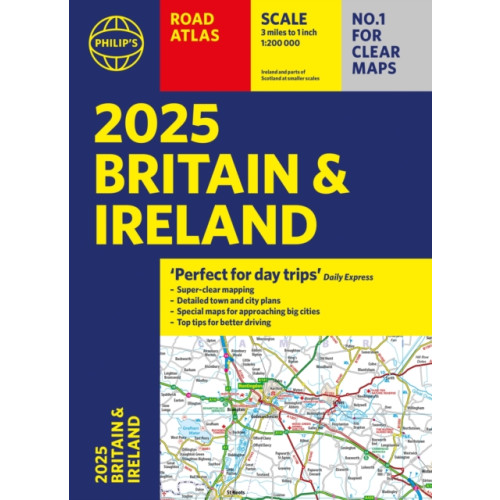 Octopus publishing group 2025 Philip's Road Atlas Britain and Ireland (häftad, eng)