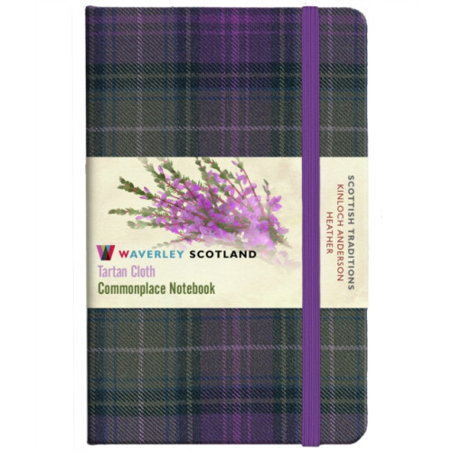 The Gresham Publishing Co. Ltd Waverley S.T. (M): Heather Pocket Genuine Tartan Cloth Commonplace Notebook (inbunden, eng)