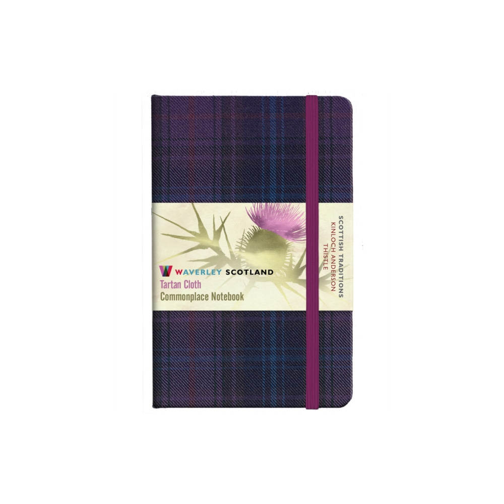 Produktbild för Thistle Tartan: Pocket: 14 x 9cm: Scottish Traditions: Waverley Genuine Tartan Cloth Commonplace Notebook (inbunden, eng)