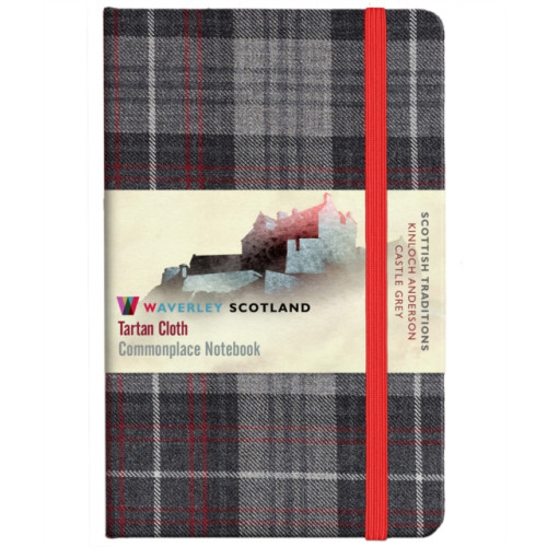 The Gresham Publishing Co. Ltd Waverley S.T. (M): Castle Grey Pocket Genuine Tartan Cloth Commonplace Notebook (inbunden, eng)