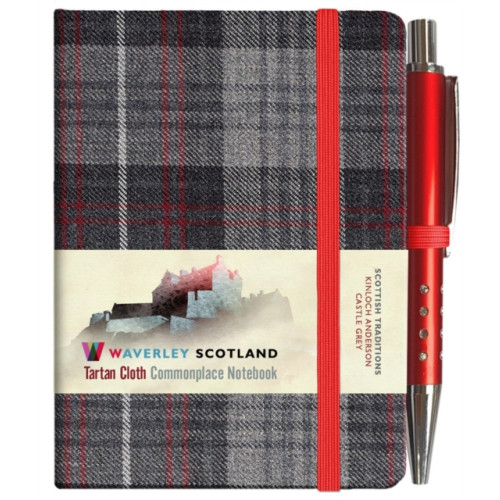 The Gresham Publishing Co. Ltd Waverley S.T. (S): Castle Grey Mini with Pen Pocket Genuine Tartan Cloth Commonplace Notebook (inbunden, eng)