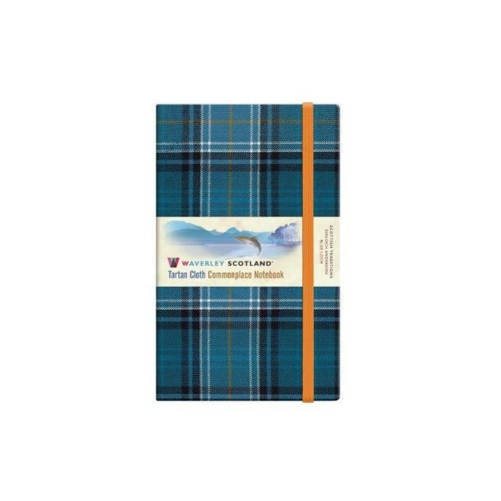 Produktbild för Blue Loch Waverley Tartan Notebook/Journal: Large: 21 x 13cm (inbunden, eng)