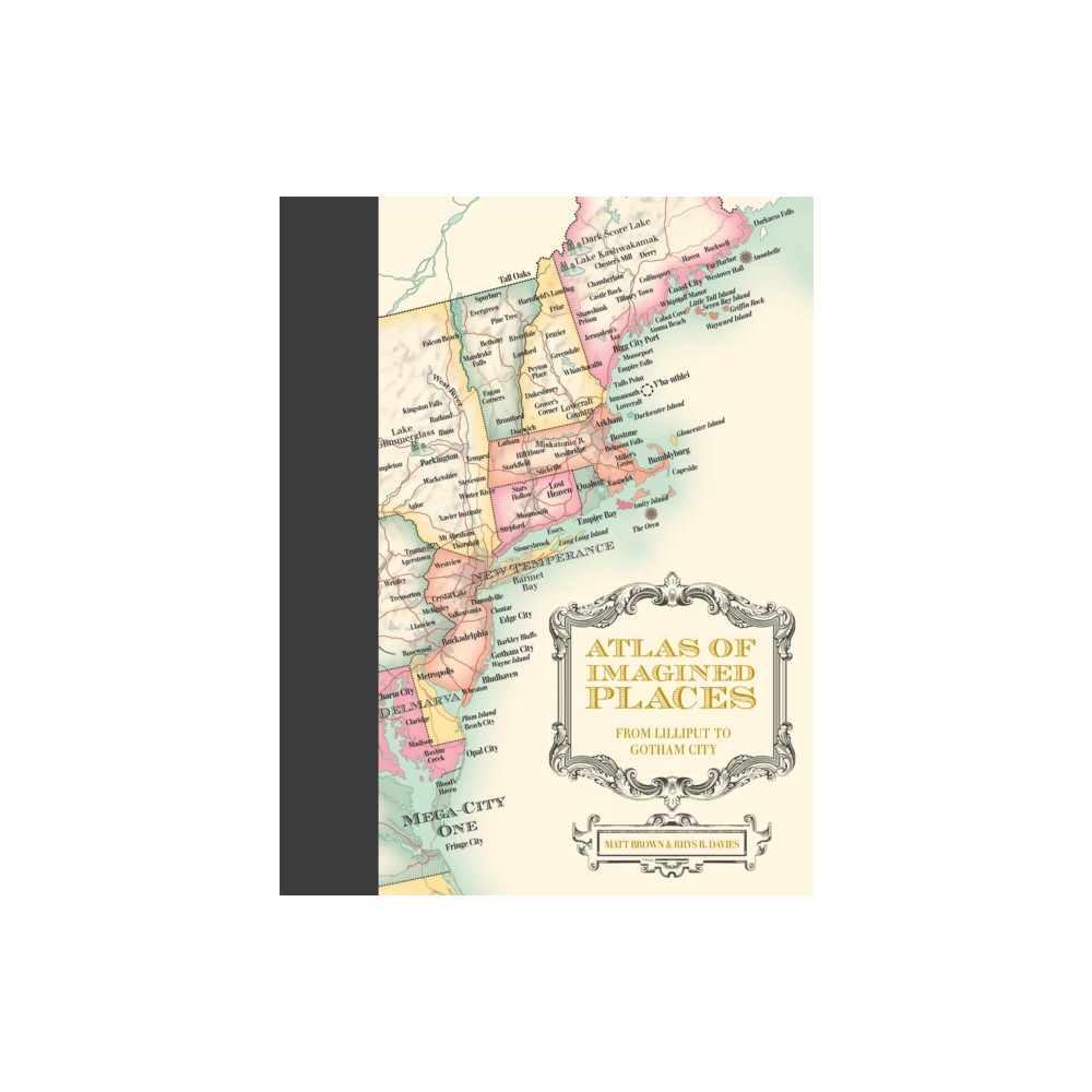 Produktbild för Atlas of Imagined Places (inbunden, eng)