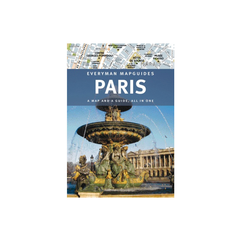 Produktbild för Paris Everyman Mapguide (inbunden, eng)