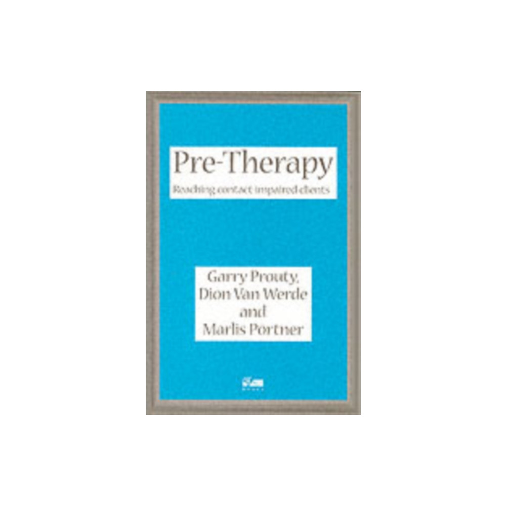 Produktbild för Pre-Therapy (häftad, eng)