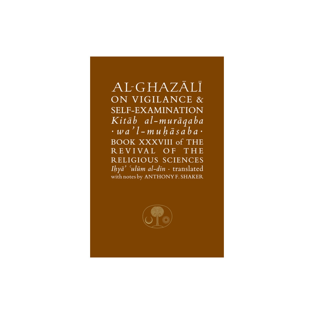 Produktbild för Al-Ghazali on Vigilance and Self-examination (häftad, eng)