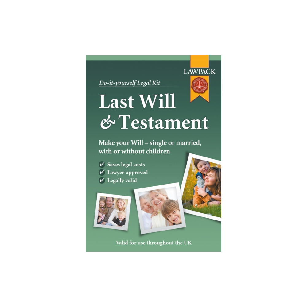 Produktbild för Last Will & Testament Kit (Do It Yourself Kit) (häftad, eng)